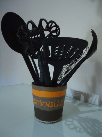 Pot à ustensiles de cuisine
